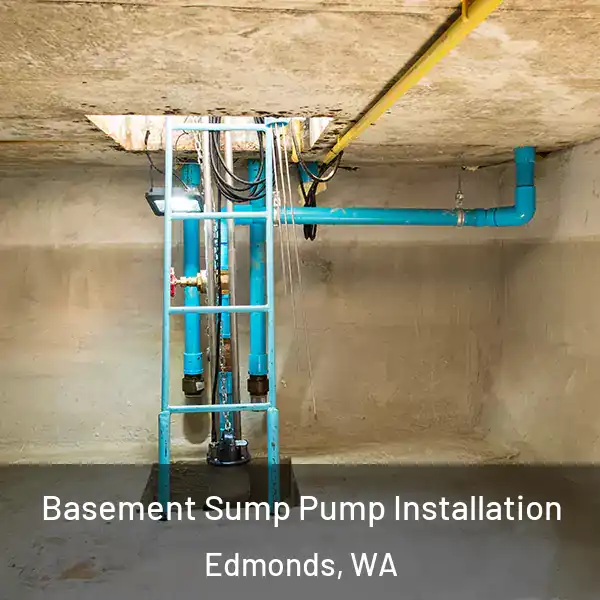  Basement Sump Pump Installation Edmonds, WA