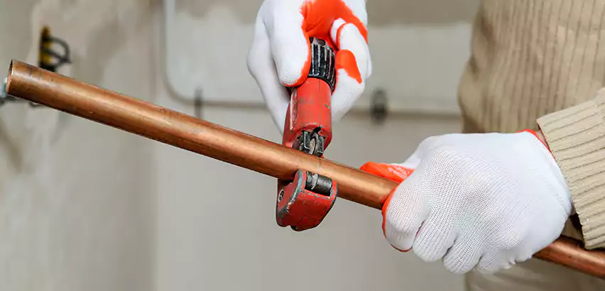 Temporary Copper Pipe Repair Edmonds, WA